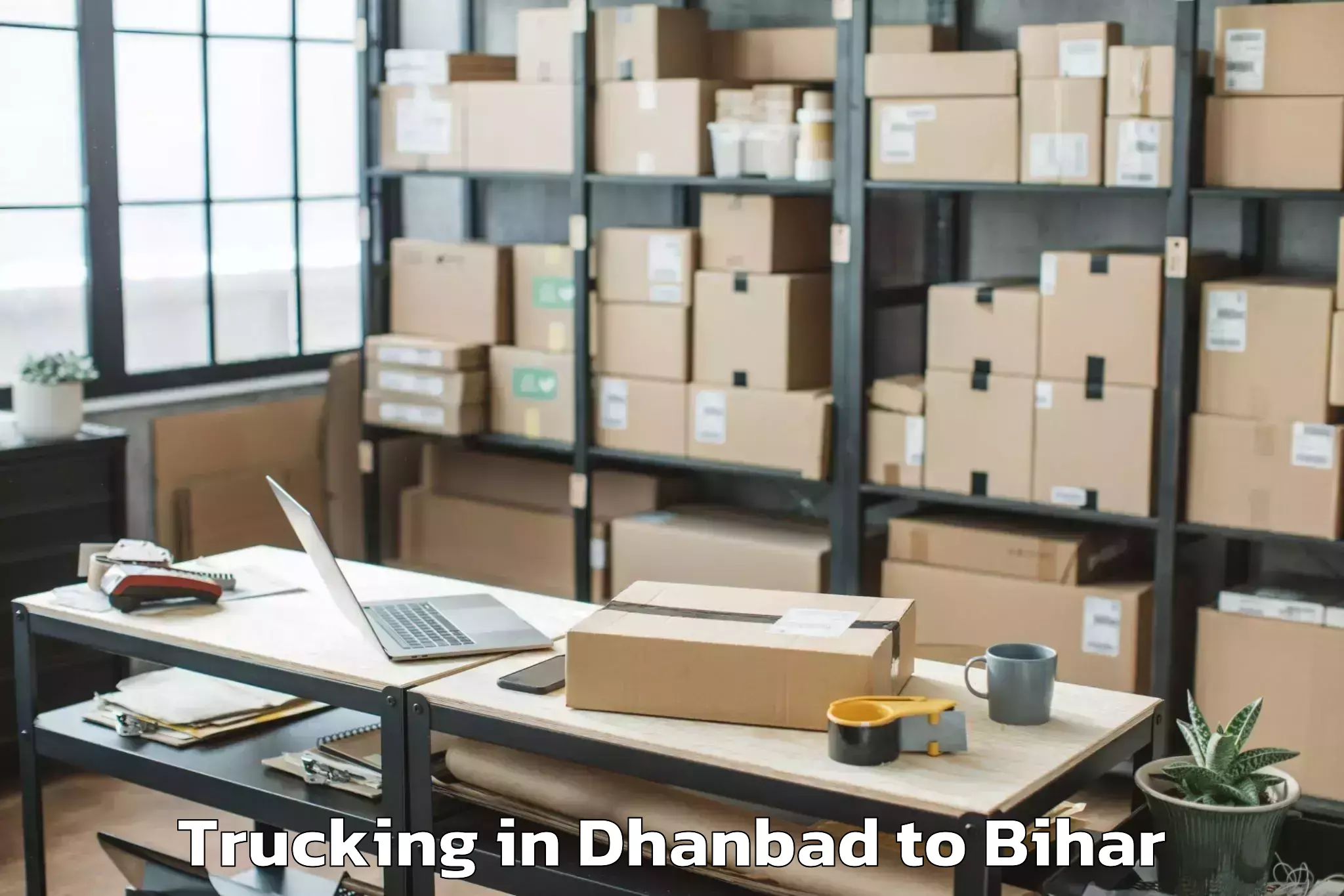 Book Dhanbad to Asthawan Trucking